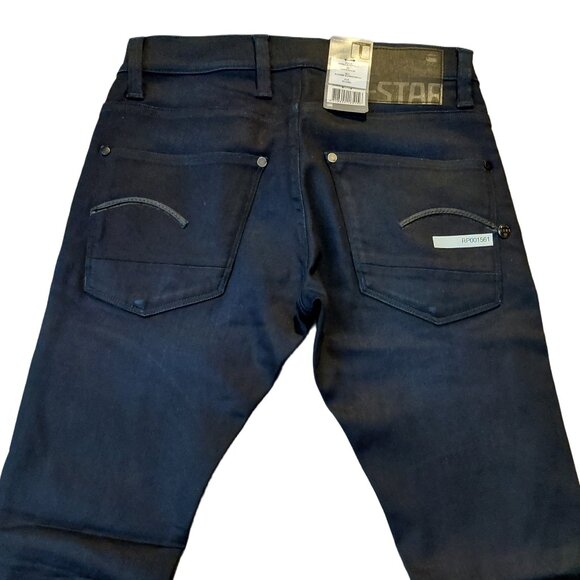 Retro Vintage G-Star Raw 5204 Defend Super Slim Denim Jeans Pants Sz 28 x 29 NWT - Picture 8 of 11